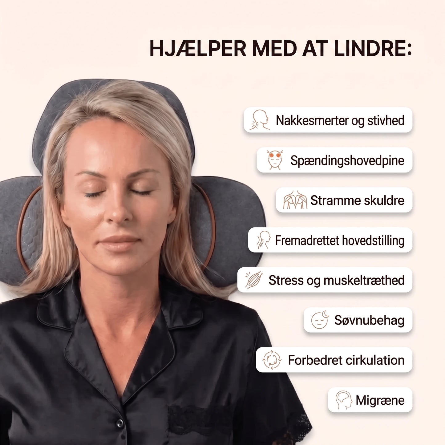 ScandiRest™ 3-i-1 Nakkebehandler